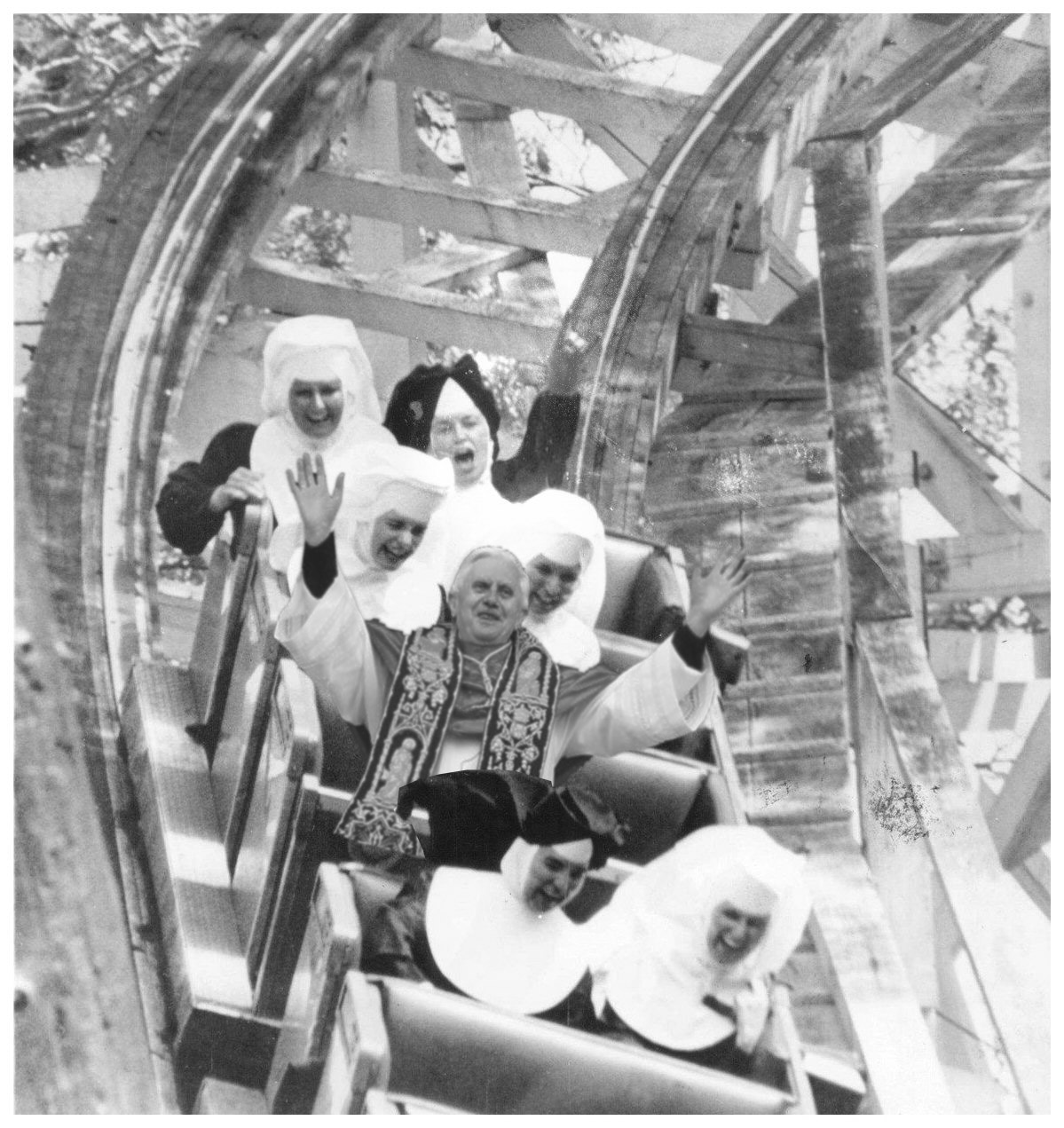 Holy Roller nuns on coaster